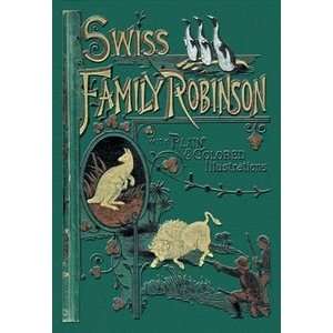  Swiss Family Robinson   12x18 Framed Print in Gold Frame 