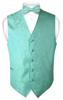 Brand New Vesuvio Napoli Brand Designed in Italy Vest and BOWTie Set 