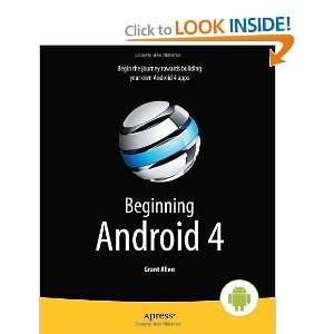   Beginning Android 4 (Beginning Apress) [Paperback] Grant Allen Books