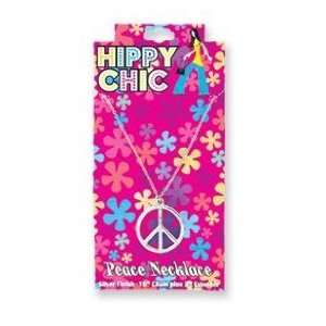  Hippy Chic Peace Necklace   Round 