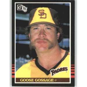  1985 Donruss #185 Goose Gossage   San Diego Padres 