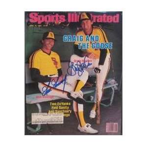 Goose Gossage & Graig Nettles autographed Sports Illustrated Magazine 