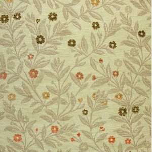 56 Wide Flower Design Autum/Earth Fabric By The Yard 