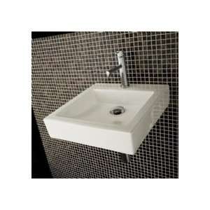 Lacava Wall Mount/Above Counter Lavatory W/Out Overflow & Three Faucet 