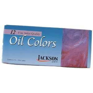  Jackson Oil Paint Set of 12 Arts, Crafts & Sewing