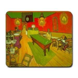  Night Cafe By Vincent Van Gogh Mouse Pad