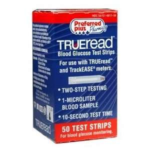  Preferred Plus Pharmacy Trueread Blood Glucose Test Strips 