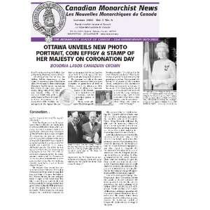 Canadian Monarchist News  Les Nouvelles Monarchiques Du Canada 