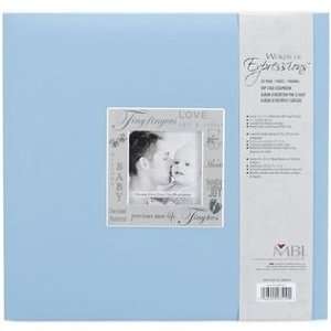  New   Expressions Postbound Album 12X12   Baby   Blue by 