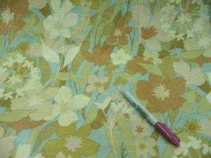 Fabric Flocked Velour Floral Upholstery 108E  