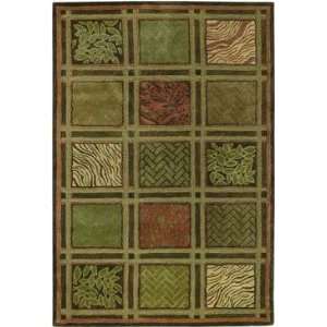  Couristan   Kenya   Basketweave Collage Area Rug   9 x 13 