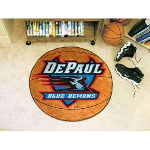   Blue Demons NCAA Basketball Round Floor Mat (29) 