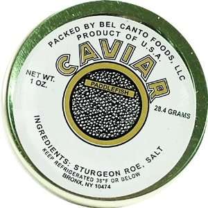 American Paddlefish Caviar   1 oz  Grocery & Gourmet Food
