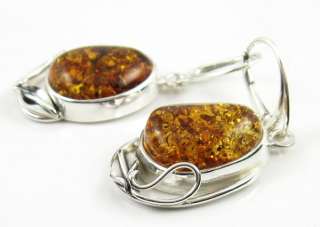 Amber Pleasure EARRINGS   Amber Silver Jewellery