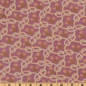  44 Wide Moda Gypsy Rose Ribbon Work Lilac Fabric By The 