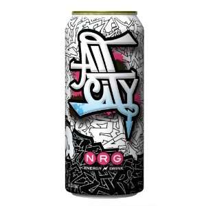  Arizona All City Energy Drink, 16 Ounce Cans (Case of 12 
