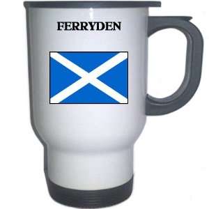  Scotland   FERRYDEN White Stainless Steel Mug 
