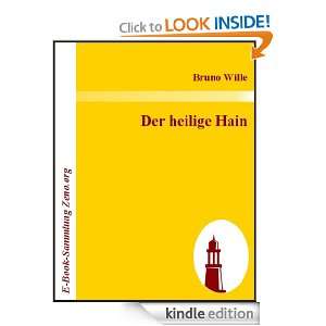 Der heilige Hain (German Edition) Bruno Wille  Kindle 