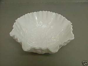 Imperial Glass AMERICAN BEAUTY Rose Lustre BOWL Milk  