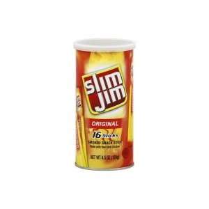  Slim Jim Snack Sticks, Smoked, Original, 4.5oz, (pack of 3 