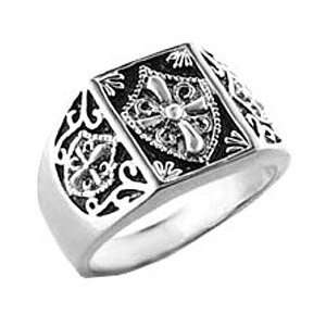    TQW412810NNH T16 Embossed Christian Armor of God Ring (11) Jewelry