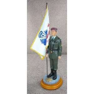  American Heroes Army Color Guard Figurine