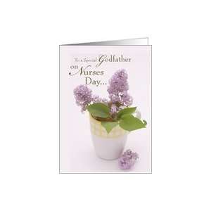  Nurses Day to Godfather Lilacs Card Health & Personal 