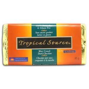 Tropical Source Mint Crunch Dark Chocolate   3 oz. (Pack of 6)  