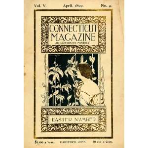  1899 Cover Connecticut Magazine Easter H E Billings Art 