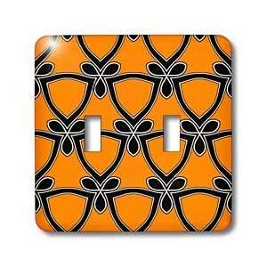 TNMGraphics Art Deco Plus   Pattern in Orange and Blue   Light Switch 