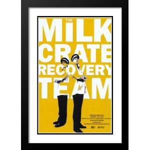 The Milk Crate Recovery Team 20x26 Framed and Double Matted Movie 