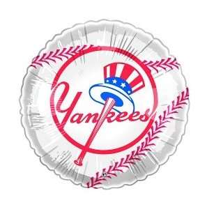    New York Yankees Baseball Balloons 10 Pack