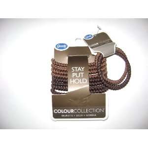  GOODY COLOUR COLLECTION BRUNETTE HAIR ELASTICS ++ STAY PUT 