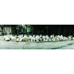  Bags of Garbage in a Street, Brooklyn, New York City, New 