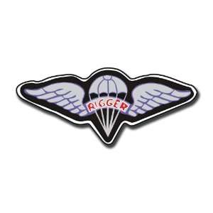 US Army Rigger Wings Decal Sticker 3.8 