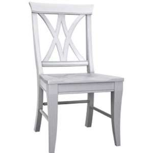   Cuisine V Back Side Chair in Sky Blue (Set of 4) Furniture & Decor