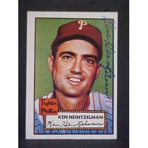  Ken Heintzelman (D) Philadelphia Phillies #362 1952 Topps 