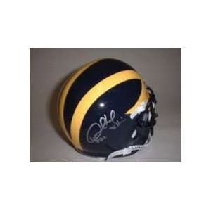   Michigan Wolverines Schutt Mini Helmet with 91 Heisman Inscription