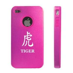  iPhone 4 4S 4G Hot Pink D992 Aluminum & Silicone Case Cover Chinese 