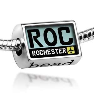 Beads Airport code ROC / Rochester country United States   Pandora 