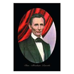  Hon. Abraham Lincoln , 24x32