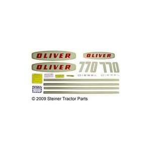  OLIVER EARLY 770 DIESEL MYLAR DECAL SET Automotive