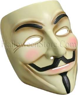 for Vendetta Plastic Licensed Guy Fawkes Mask  