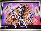NEW TED POLEY TOUR BACKDROP LITHOGRAPH POSTER AUTOGRAPHED NUMBERED 