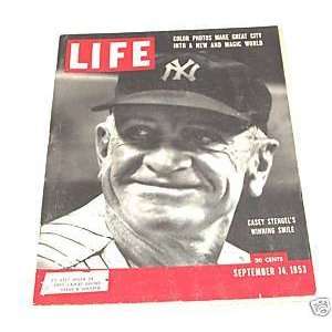   September 14, 1953 Casey Stengels Winning Smile Henry R. Luce Books