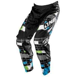  One Industries Carbon Test Pattern Pants   30/Black/Green 