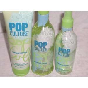 Pop Culture COCONUT CRUSH Lot of 3  10 Oz. Poparazzi Shower Gel, 8 fl 