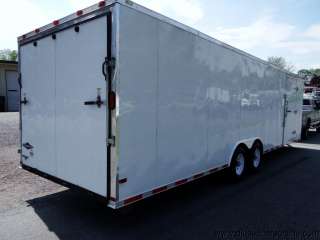   COVENANT 28 FT ENCLOSED CAR MOTORCYCLE UTILITY CARGO TRAILER ONE OWNER