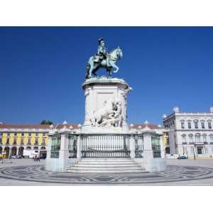 Statue of Dom Jose I, Praca Do Comercio, Lisbon, Portugal 