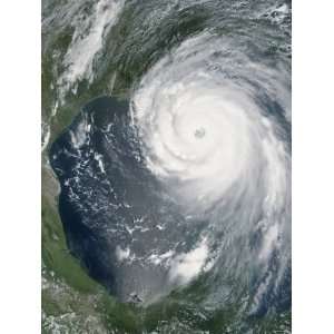  August 28, 2005, Hurricane Katrina Approaching the Gulf 